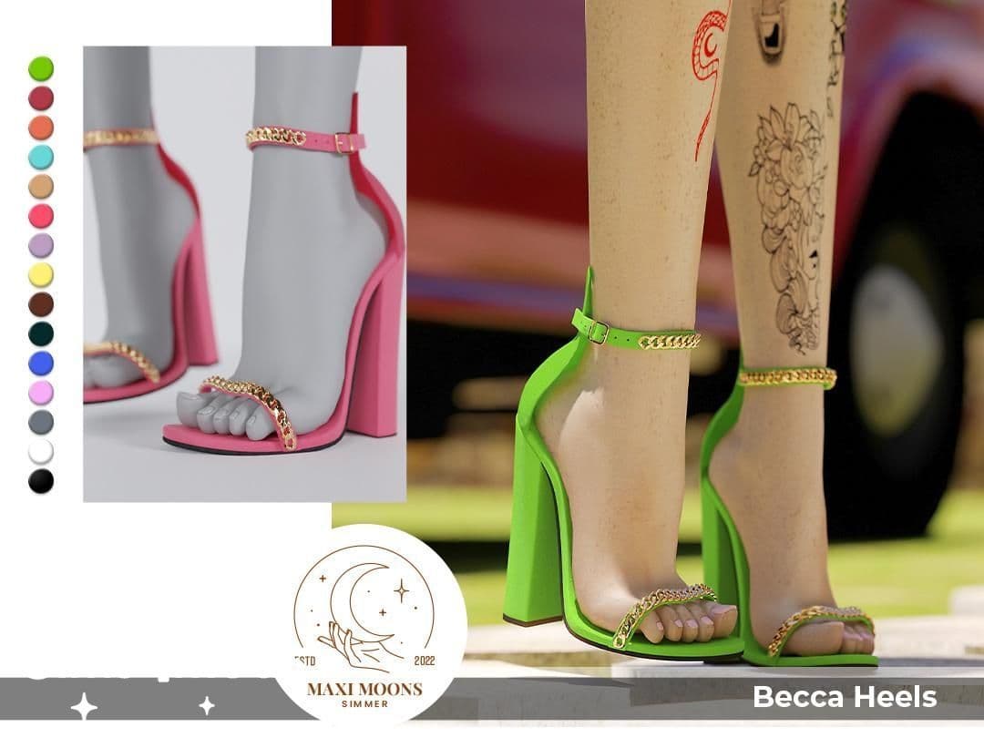 Скриншот мода Туфли Becca Heels